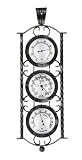 Eschenbach Klassik-Wetterstation mechanisch fuer Innen und Aussen schmiedeeisen