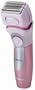 Panasonic ES2216PC Close Curves Wet/Dry Ladies Shaver with Bikini Attachment, Mauve