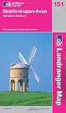 Stratford-upon-Avon, Warwick and Banbury (OS Landranger Map)