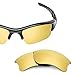 Revant Polarized Replacement Lenses for Oakley Flak Jacket XLJ Elite Flare Gold MirrorShield