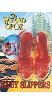 Childrens Toyshop  Toys : Wizard of Oz tm Dorothy tm Ruby Shoes Red Slippers Plastic Child one size fit