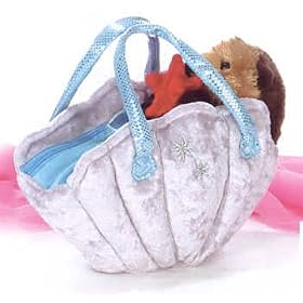 Plush Sea Otter Fancy Pals Pet Carrier 8"