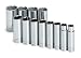 SK 4822 12 Piece 1/2-Inch Drive 6 Point 1/2-Inch to 1-1/4-Inch Deep Socket Set