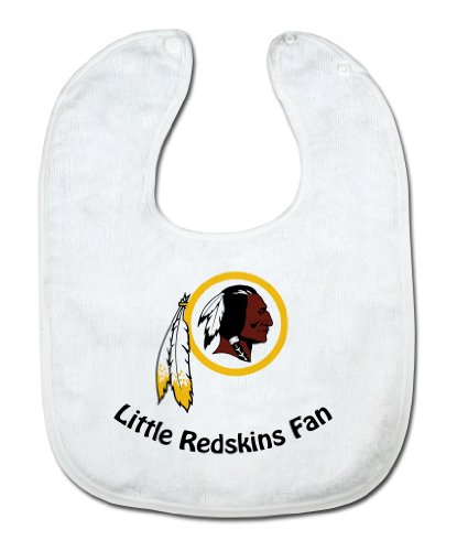 NFL Washington Redskins White Snap Bib with Team Logo