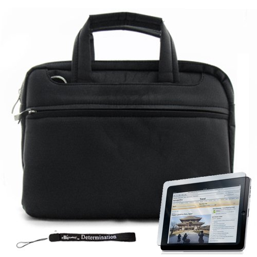 Go Smart with our Premium High Quality Shoulder Bag with many room for accessories, Compatible for the Apple iPad 3G tablet / Wifi model 16GB, 32GB, 64GB. Apple iPad Accessories+ Includes a 4-inch eBigValue (TM) Determination Hand Strap + Includes Anti Glare Screen protector