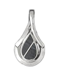 Clevereves 14K White Gold Created Opal Pendant 7.6 - Gram(s)