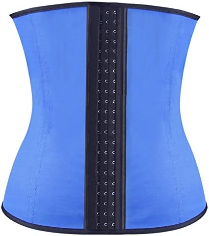 womens latex steel bone tummy control waist training corset m