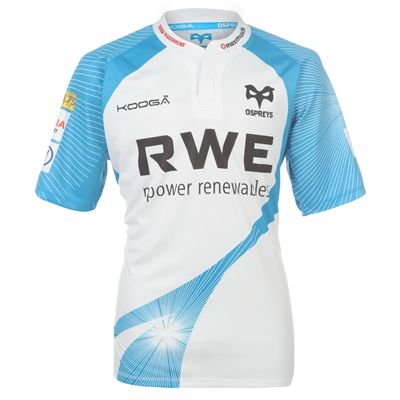 KooGa Ospreys Away Shirt 2011 2012 Junior White MB KooGa Ospreys Away Shirt 2011 2012 Junior White MB