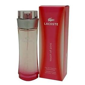 TOUCH OF PINK BY LACOSTE FOR WOMEN EAU DE TOILETTE SPRAY 1.6 OUNCES