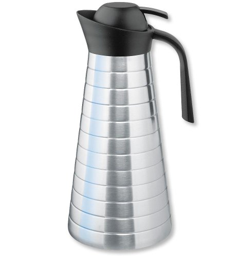 Isosteel Tableline VA-9334K Thermos a pompa 1,5 L, acciaio INOX 18/8, lavabile in lavastoviglie Isosteel Tableline VA-9334K Thermos a pompa 1,5 L, acciaio INOX 18/8, lavabile in lavastoviglie