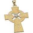 Designer Style Diamond Solitaire Cross Pendant
