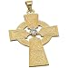 Designer Style Diamond Solitaire Cross Pendant