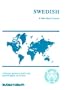 Swedish: A New Basic Course (Foreign Service Institute Language Series)