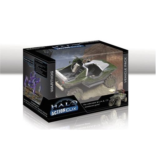 Childrens Toyshop  Toys : Halo Action Clix: Warthog Vehicle Pack