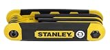 41FSIfZKRHL. SL160  Stanley 90 392 9 Piece SAE Folding Hex Set