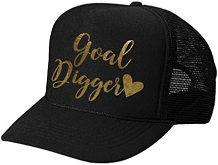 Moxie Fitness Apparel Goal Digger Trucker Hat (Black)