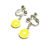 【 れもん チョップ 】 揺れる レモン の イヤリング