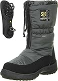 VISTA Damen Winterstiefel Snowboots EISKRALLEN anthrazit, Größe:39;Farbe:Anthrazit