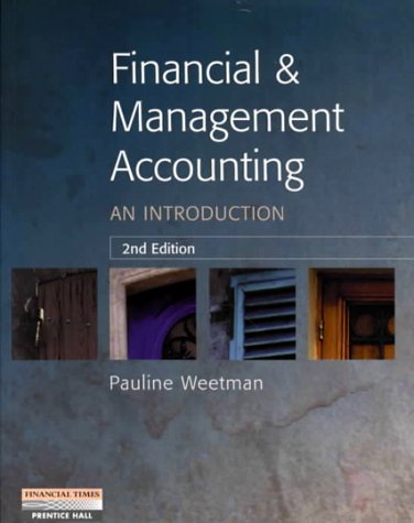 Financial and Management Accounting: An Introduction