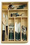 Lipper Beechwood Deep Cutlery Drawer Organizer