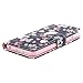 iPhone 6 Plus Wallet Case, Dimaka Cute Floral Pattern Leather Wallet Case with Perfection Prime Design for iPhone 6/6S Plus 5.5