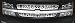 Bully Stainless Steel Flame Grille Insert - For 2003-'05 Silverado 1500/1500 HD; 2004-'06 Avalanche (Without Clad Molding); 2003-'04 Silverado 2500 HD/3500, Model# SG-143
