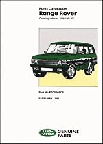 Range Rover Parts Catalog (RTC 9908CB)