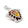 Millacreli Multi Color Turtle Pendant
