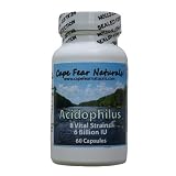 Cape Fear Naturals - Acidophilus - Natural Probiotic - Aids in Digestion - 8 strains/6 billion units, 60 capsules (2 Month Supply)