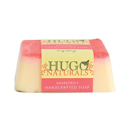 Hugo Naturals Bar Soap, Grapefruit , 6-Ounce Bar (Pack of 3)