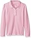 The Children's Place Girls' Long Sleeve Ruffle Polo Shirt