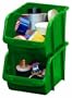 Stack-On BIN-10 Medium Parts Storage Organizer Bin, Green