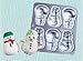 Wilton Mini Snowman Pan