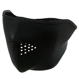 Neoprene Half Face Masks-Black W11S25D