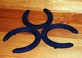 Genuine Horseshoe Trivet - Open