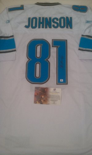 Calvin Johnson Signed Authentic Detroit Lions Jersey