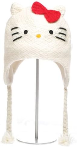 Knitwits Wool Hello Kitty Pilot Hat (Adults & Kids)