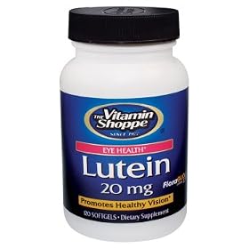 Vitamin Shoppe - Lutein, 20 mg, 120 softgels