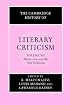 The Cambridge History of Literary Criticism, Vol. 7: Modernism and the New Criticism