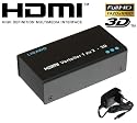 3D HDMI Splitter 1x2 High Speed HDMI - Verteiler 1 zu 2 Y-Adapter Kabel 1080p FullHD 2-fach/ 2-port/ 1 an 2 Matrix - Neuste Generation mit Enhanced 3D Unterst&uuml;tzung (Sony, LG, Samsung, Panasonic, Sharp, Toshiba)