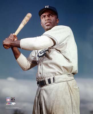Jackie Robinson Dodgers 8x10 Photograph AAHL104