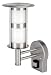 IVT Edelstahl Sockelleuchte 30cm hoch, PL-107SO
