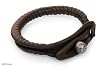 Leather bracelet, 'Rugged Chic'
