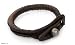 Leather bracelet, 'Rugged Chic'
