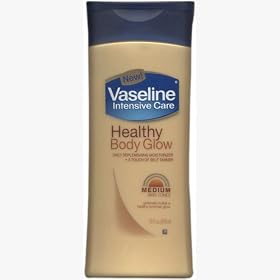 Vaseline Intensive Care Healthy Body Glow Daily Replenishing Moisturizer, Medium Skin Tone - 10 OZ