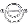 Clear ROMANTIC GEM HOOP Nipple Shield