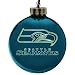 Seattle Seahawks Laser Etched Ornament