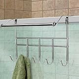 OVERDOOR TOWEL BAR WITH HOOKS