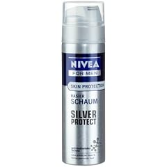 Nivea for Men Rasierschaum Silver Protect, 3er Pack (3 x 200 ml)