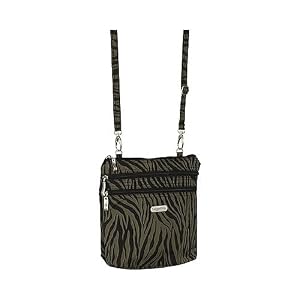 Ladies baggallini ZPG405 Zipper Bagg - Zebra by Baggallini